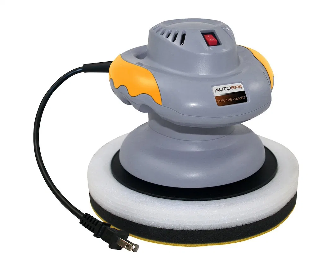 94001AS – CARRAND Polisher, 3300 RPM 120 Volt 10 Inch Diameter With Foam Applicator Bonnet And Microfiber Removal Bon...
